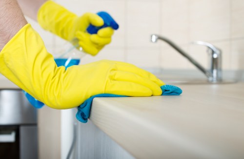 Kitchen deep cleaning in Streatham with detailed surface care