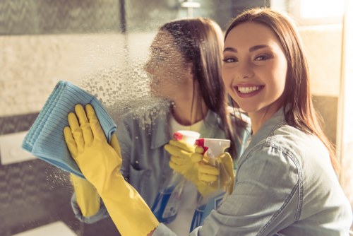 Team assessing details of a cleaning service complaint fairly