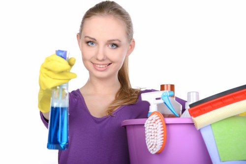 Final stage of deep cleaning in Streatham for a cleaner family home